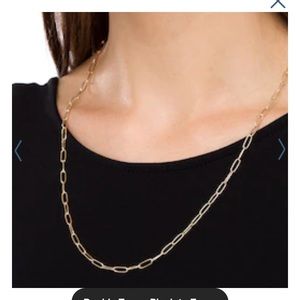NWT 24 inch 14k gold chain link necklace